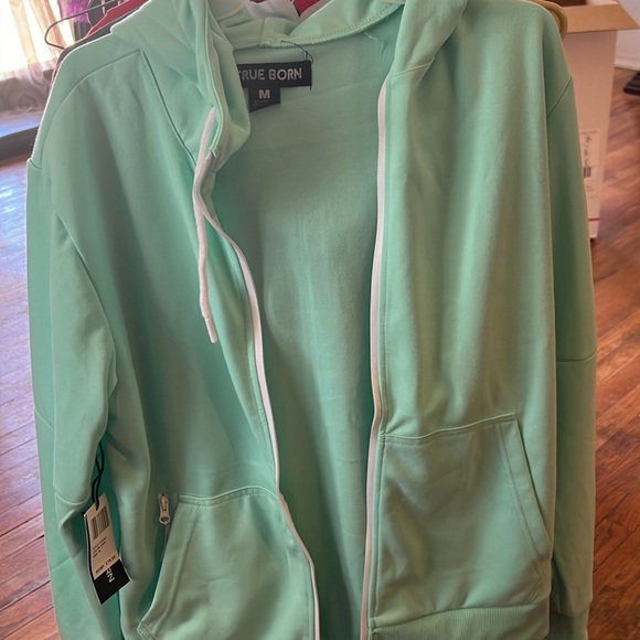 Mint Green Women's Jacket - Picture 1 of 5